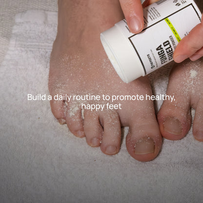Build a routine with all natural antifungal athlete's foot powder