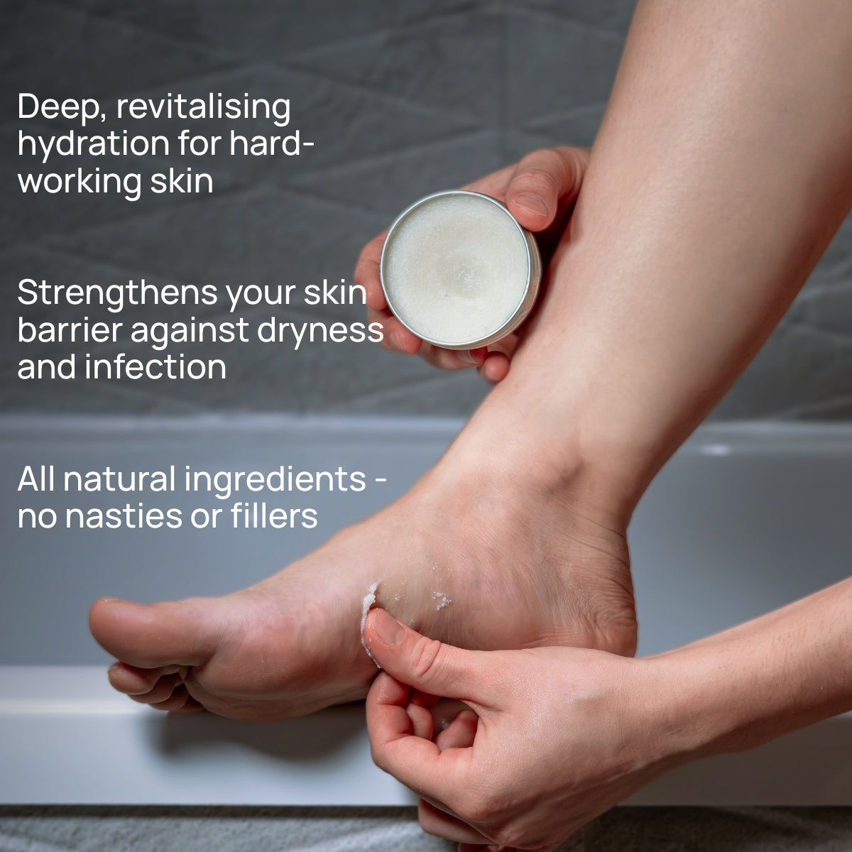 All Natural Hydrating Cracked Heel Cream & Foot Moisturiser Benefits