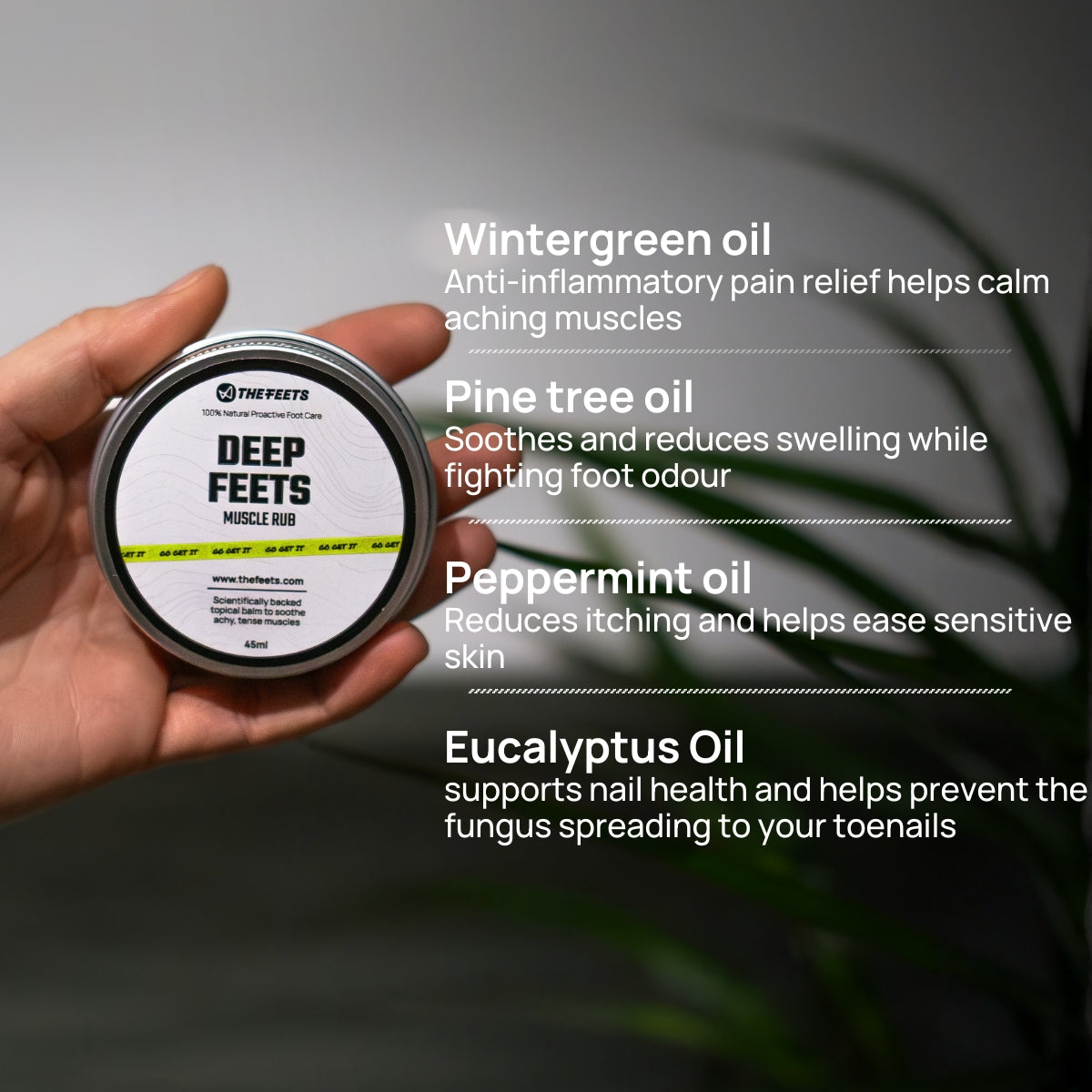 All Natural Muscle Recovery Rub Ingredients